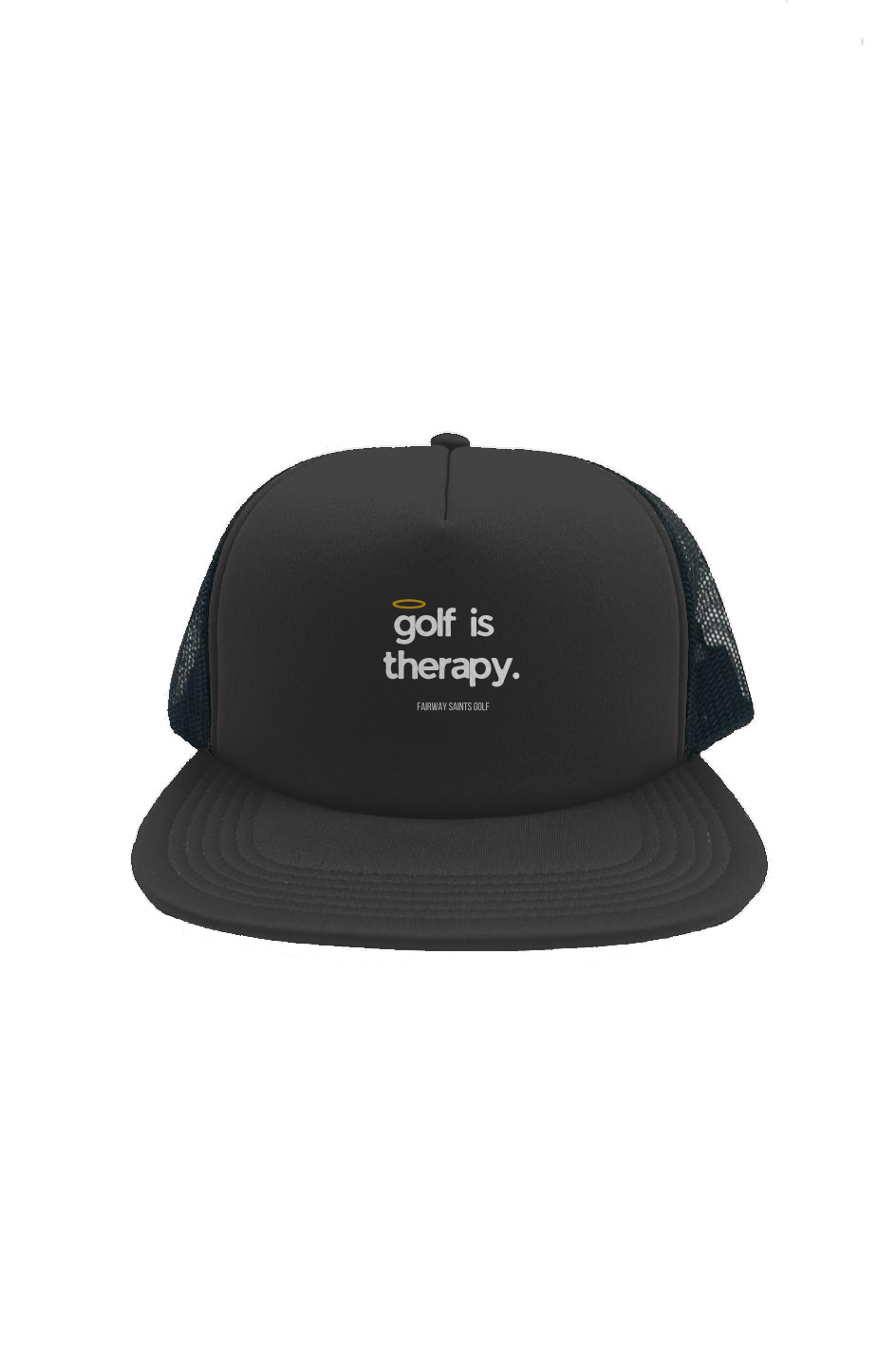 Golf is Therapy Big Accessories (BX030) Foam Front Trucker Cap