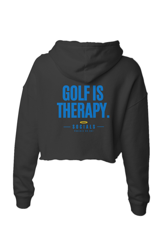 Phoenix No 001 Not Your Boyfriends Crop Hoodie Black