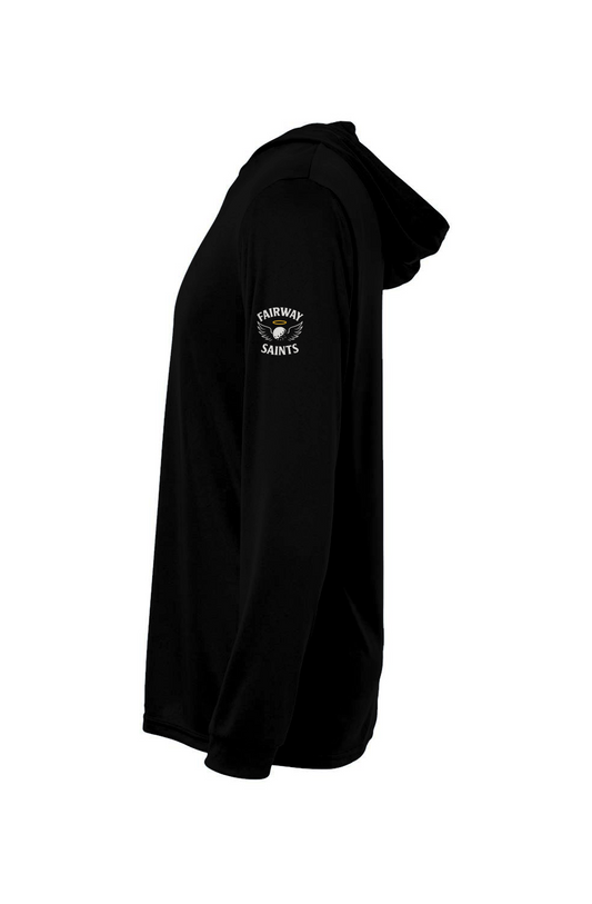 The Phoenix No 001 Performance Hooded LS Black