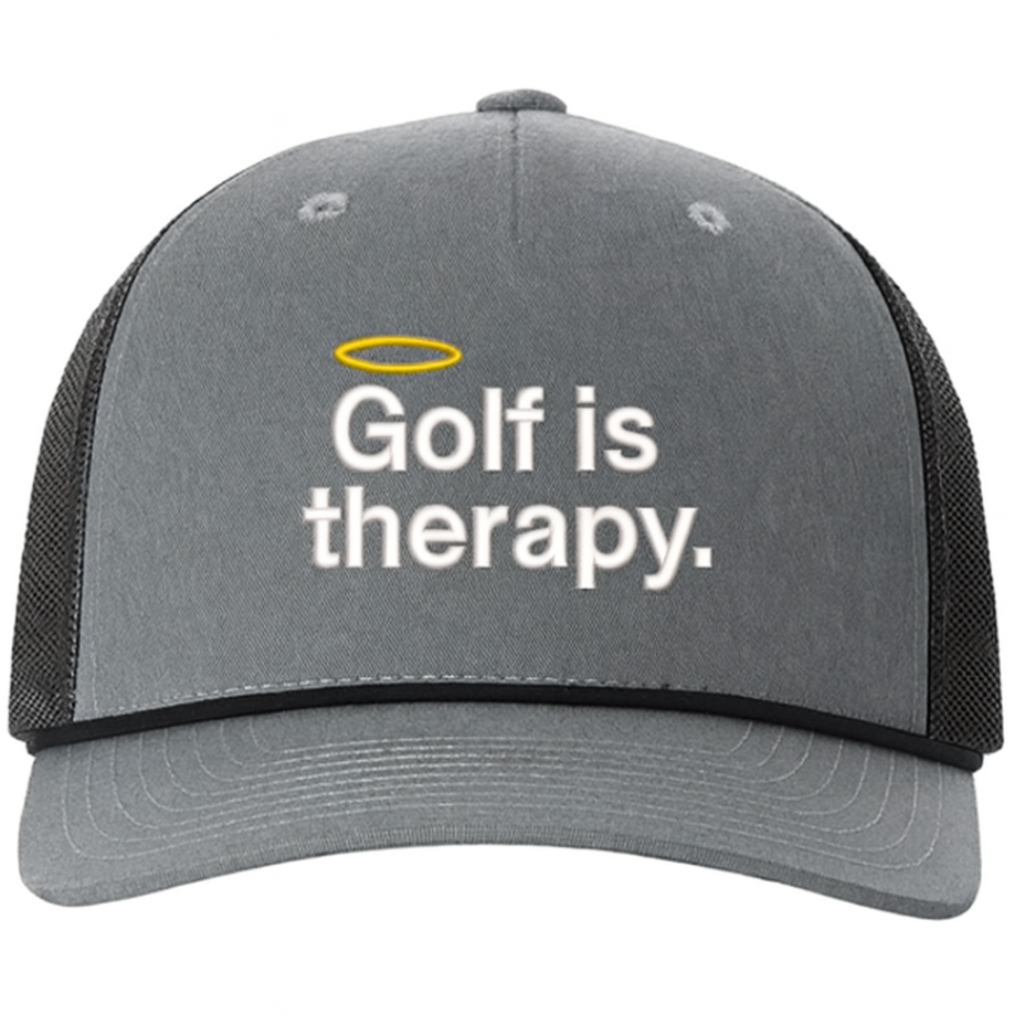 Golf Is Therapy Grey/Black