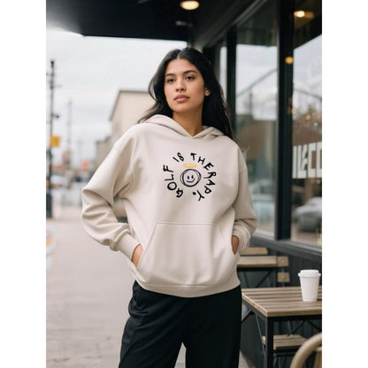 Golf Is Therapy Smiley LUX Heavyweight Hoodie