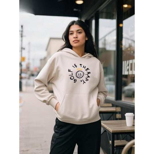 Golf Is Therapy Smiley LUX Heavyweight Hoodie