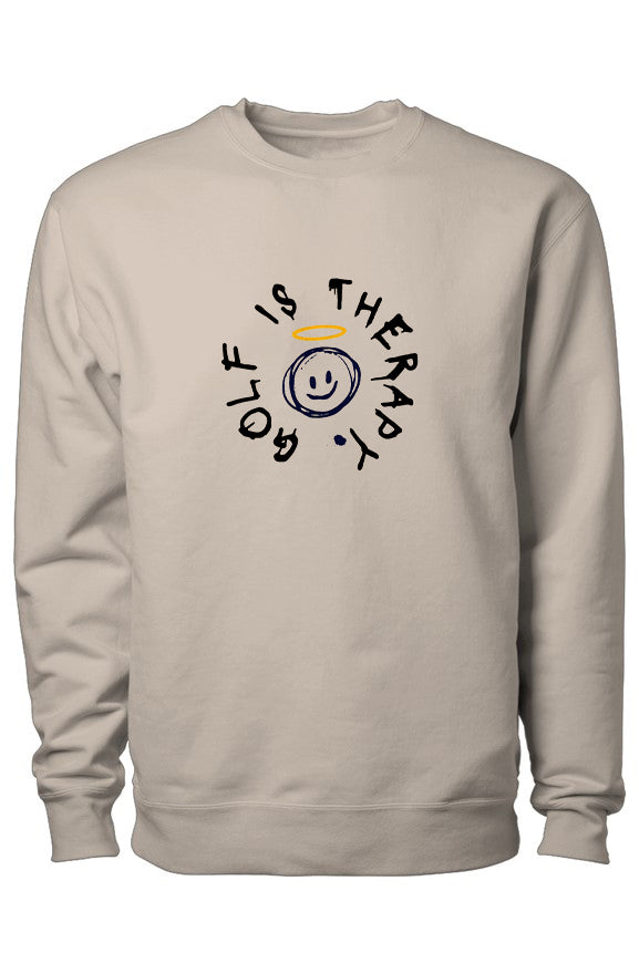 FSG_002 - LUX Super Soft Modal Crew — Halo Smiley Edition (Ivory)