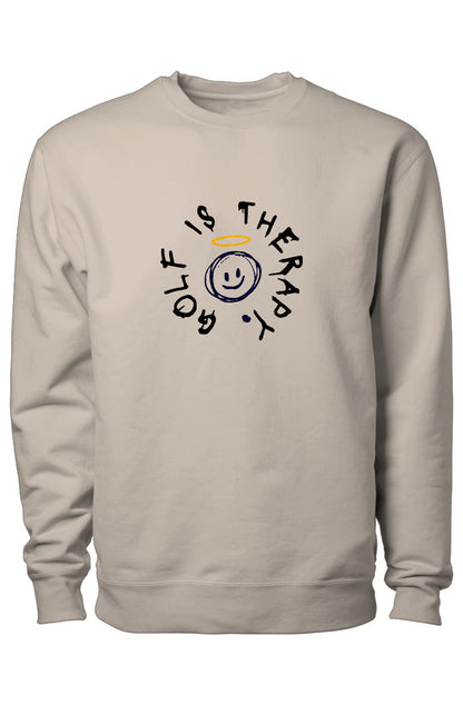 FSG_002 - LUX Super Soft Modal Crew — Halo Smiley Edition (Ivory)