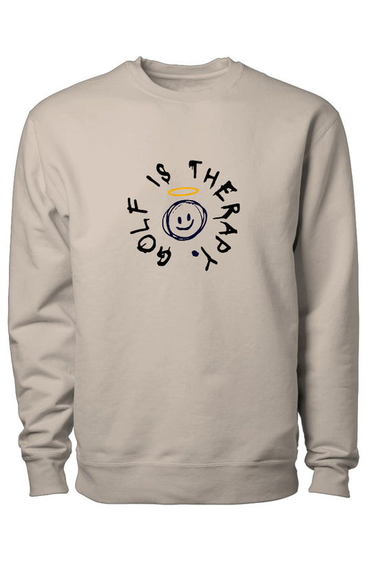 FSG_002 - LUX Super Soft Modal Crew — Halo Smiley Edition (Ivory)