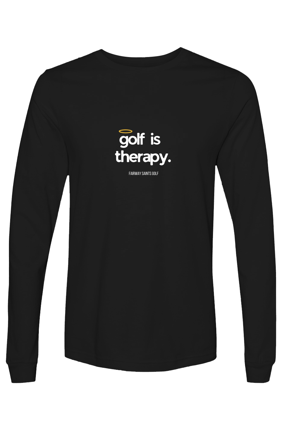 Golf is Therapy Bella Canvas  (3501 Bella Canvas Long Sleeve T Shirt