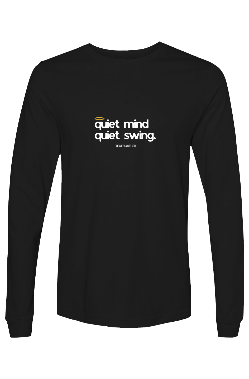 Quiet Mind Quiet Swing Bella Canvas  (3501) Bella Canvas Long Sleeve T Shirt