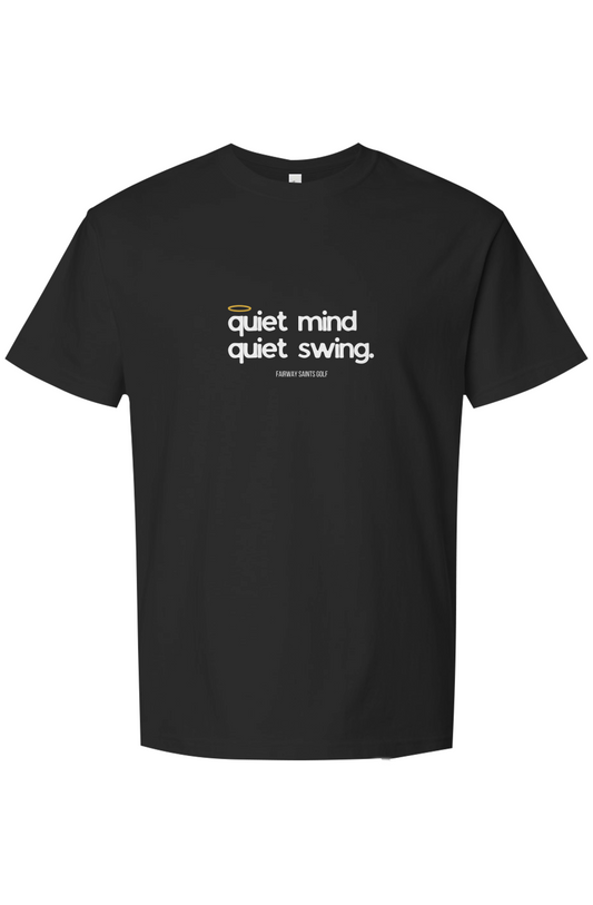 Quiet Mind Quiet Swing Bella Canvas  (3010 Heavyweight Tee