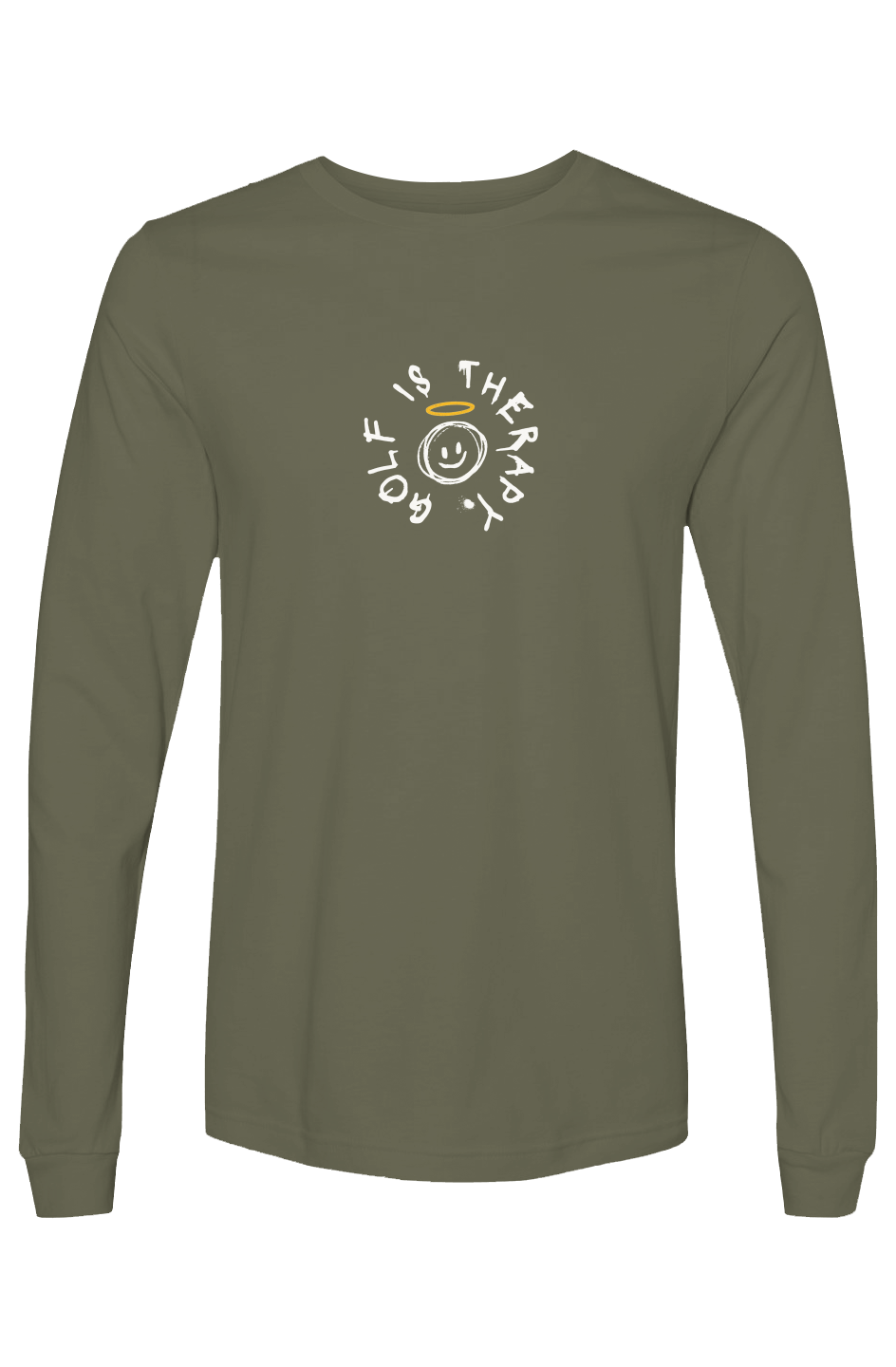 Bella Canvas Long Sleeve T Shirt Smiley