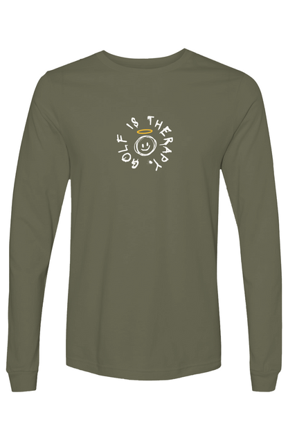 Bella Canvas Long Sleeve T Shirt Smiley