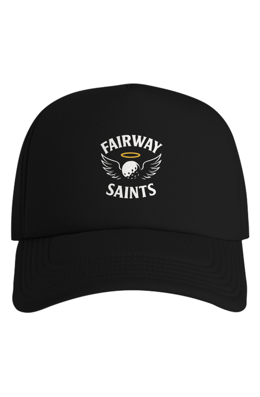 Fairway Saints Wings & Halo  Foam - Black