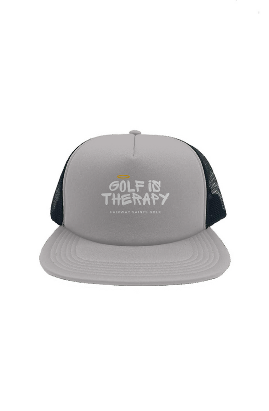 Golf Is Therapy Street Foam - Grey/Black