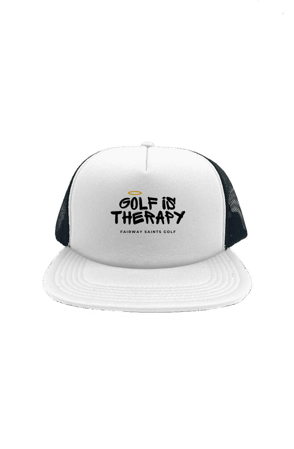 Golf is Therapy Street Foam - White/Black
