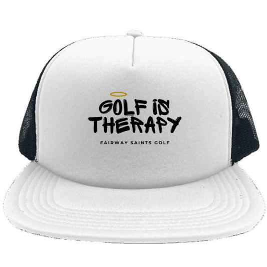 Golf is Therapy Street Foam - White/Black