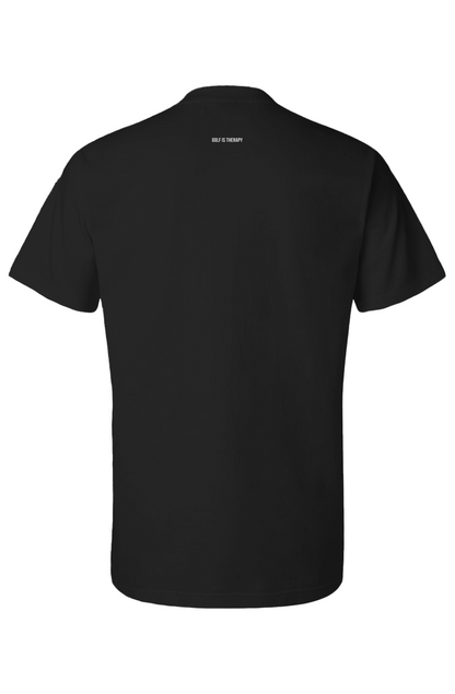 Golf Is Therapy Smiley Tee - Black