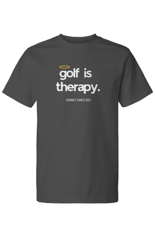 Golf Is Therapy Capsule Tee Brown