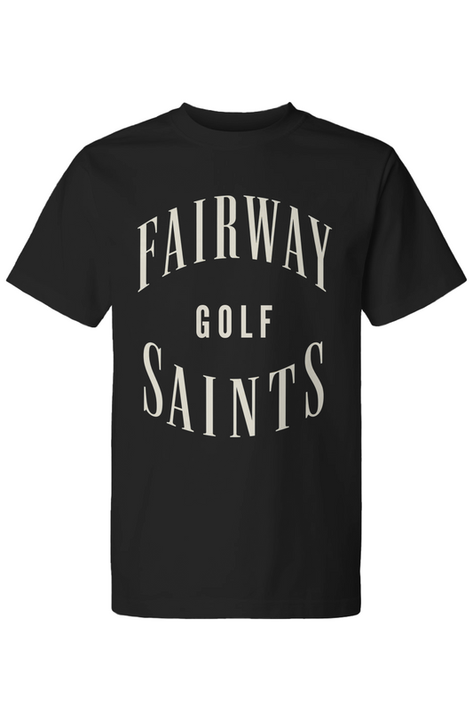 Fairway Saints Street Tee Black