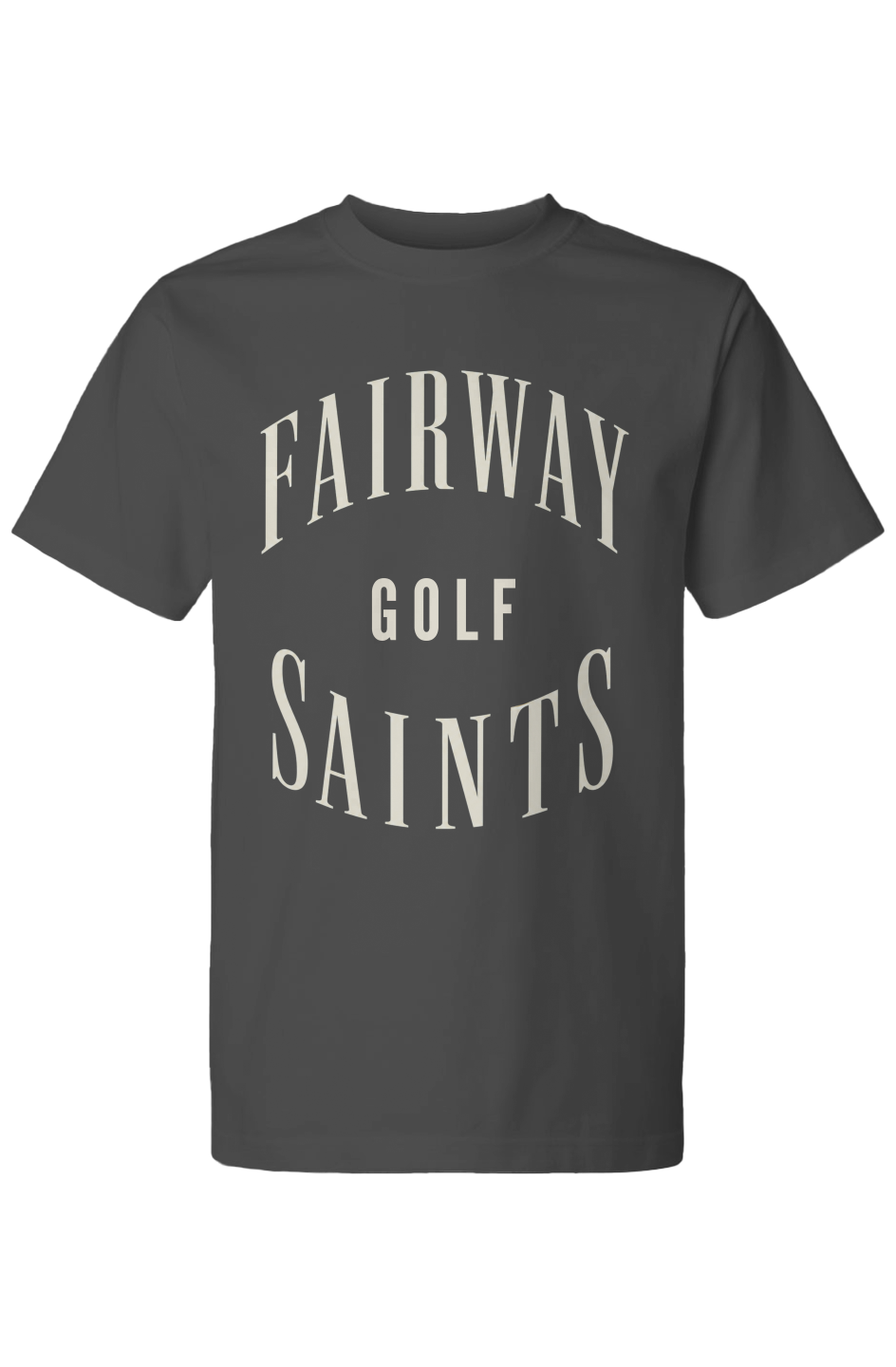 Fairway Saints Street Tee Charcoal