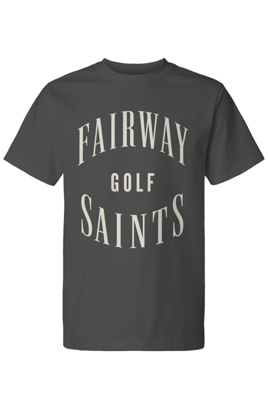 Fairway Saints Street Tee Charcoal