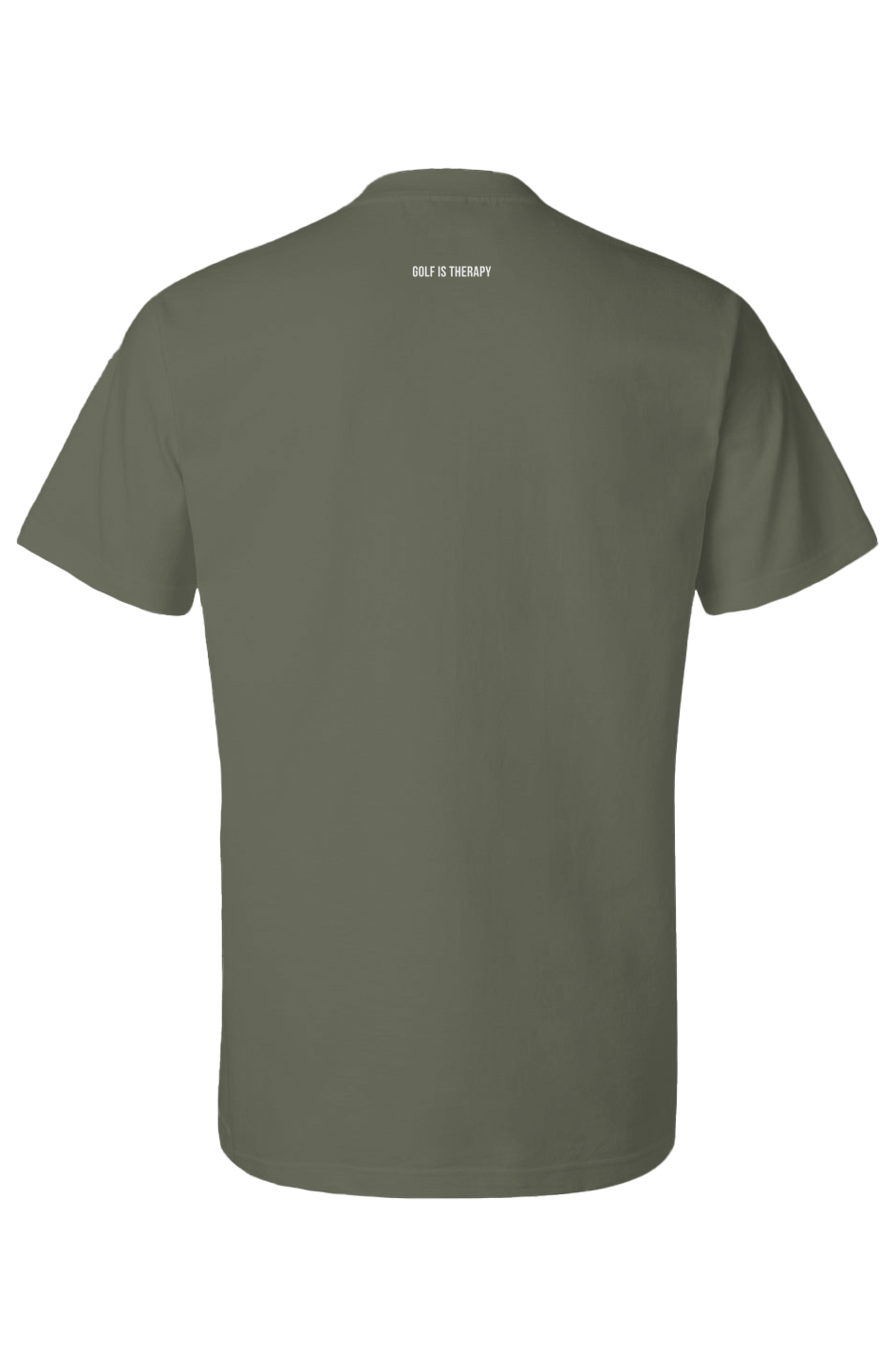Golf Is Therapy Street Tee Military NEW
