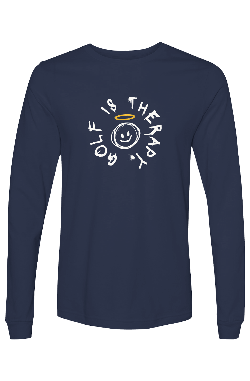 Golf Is Therapy Smiley Navy NEW