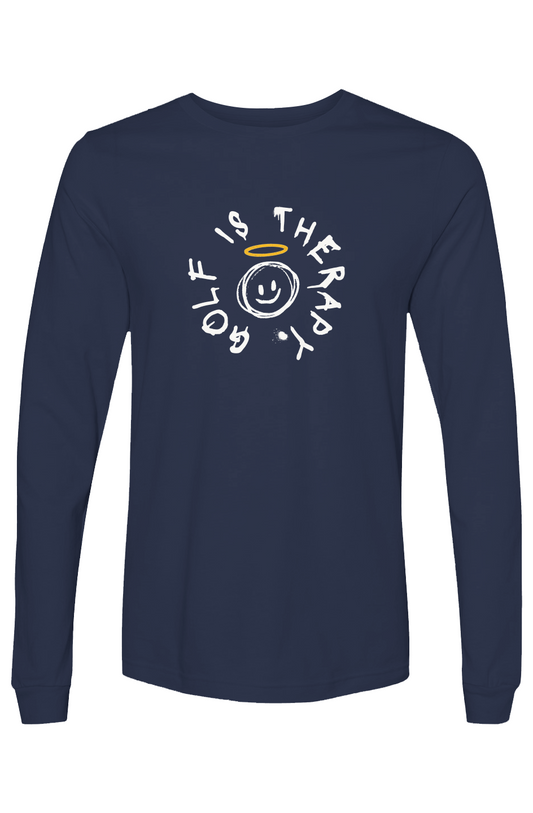 Golf Is Therapy Smiley Navy NEW