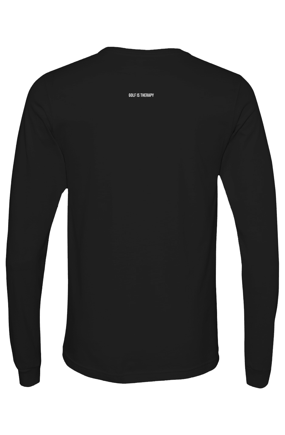 Golf Is Therapy Smiley Black NEW
