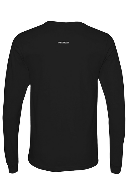 Golf Is Therapy Smiley Black NEW