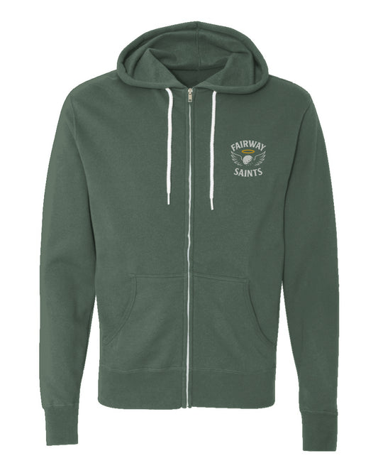 The FSG Full-Zip Hoodie Green NEW