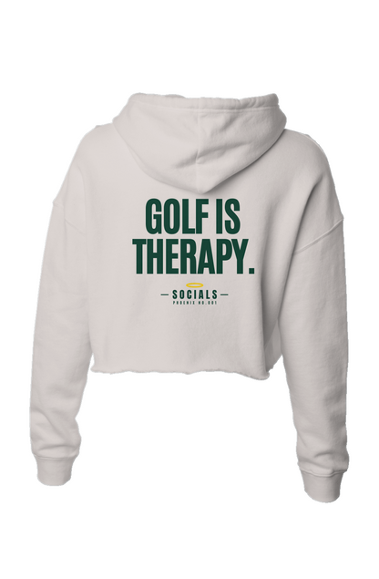 Phoenix No 001 Not Your Boyfriends Crop Hoodie Ivory