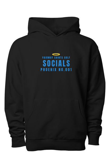 NO 001 HEAVYWEIGHT HOODIE BLACK