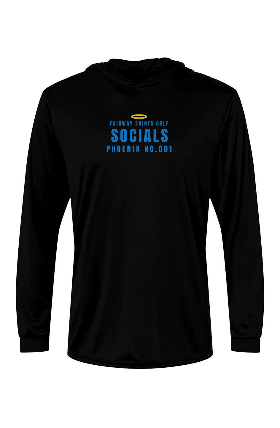 The Phoenix No 001 Performance Hooded LS Black