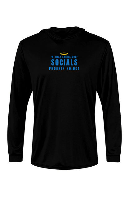 The Phoenix No 001 Performance Hooded LS Black