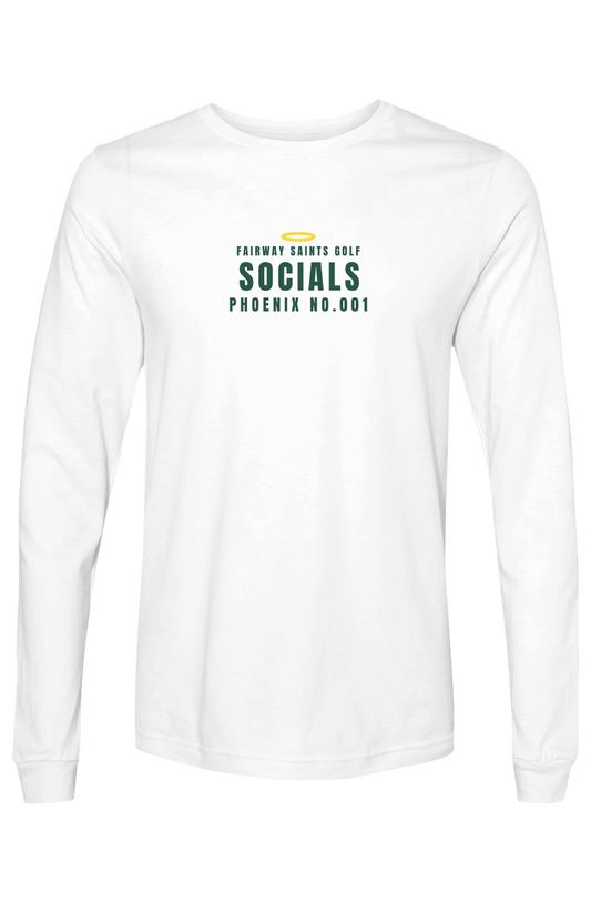The Phoenix No 001 Long Sleeve Tee White